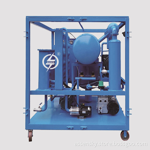 High Vacuum Transformer Oil Dehydration & Filtration Machine